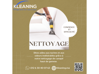 Kleaning professionnel du nettoyage à Marrakech