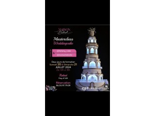 Masterclass royale castle wedding cake